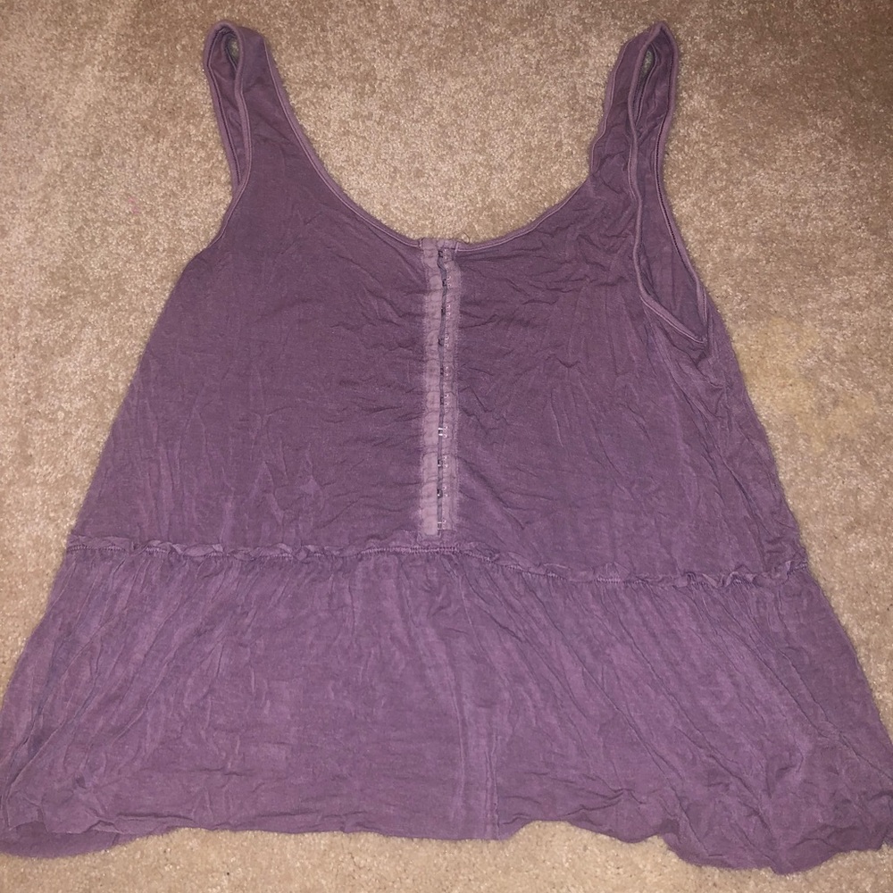Peplum tank top